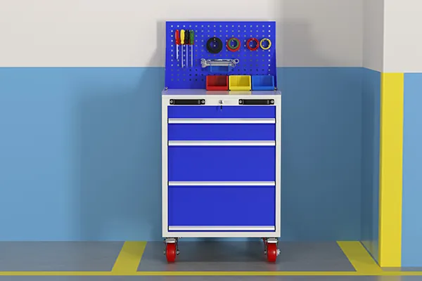 帶輪小四抽工具柜